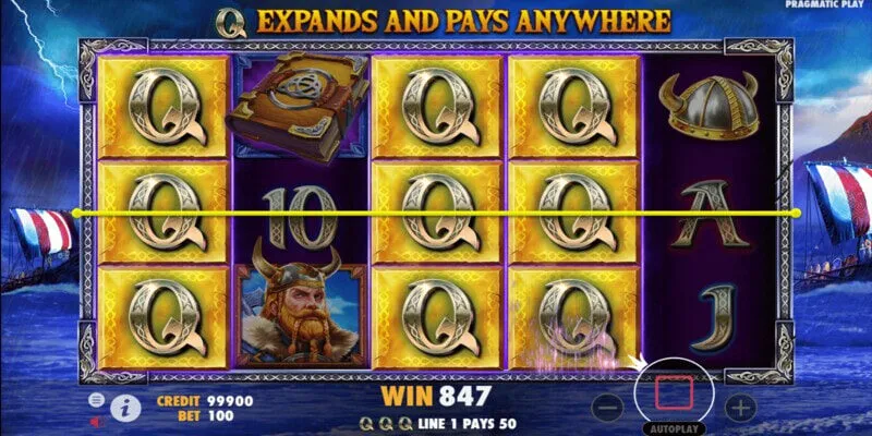 Cách chơi Vikings Book Slots